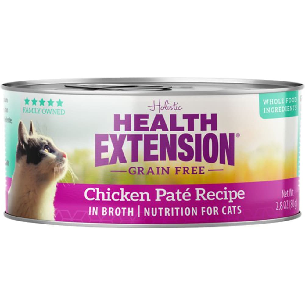 Health Extension Chicken Pate Cat Food 2.8oz (Case of 24) - Pet Supplies - Health Extension