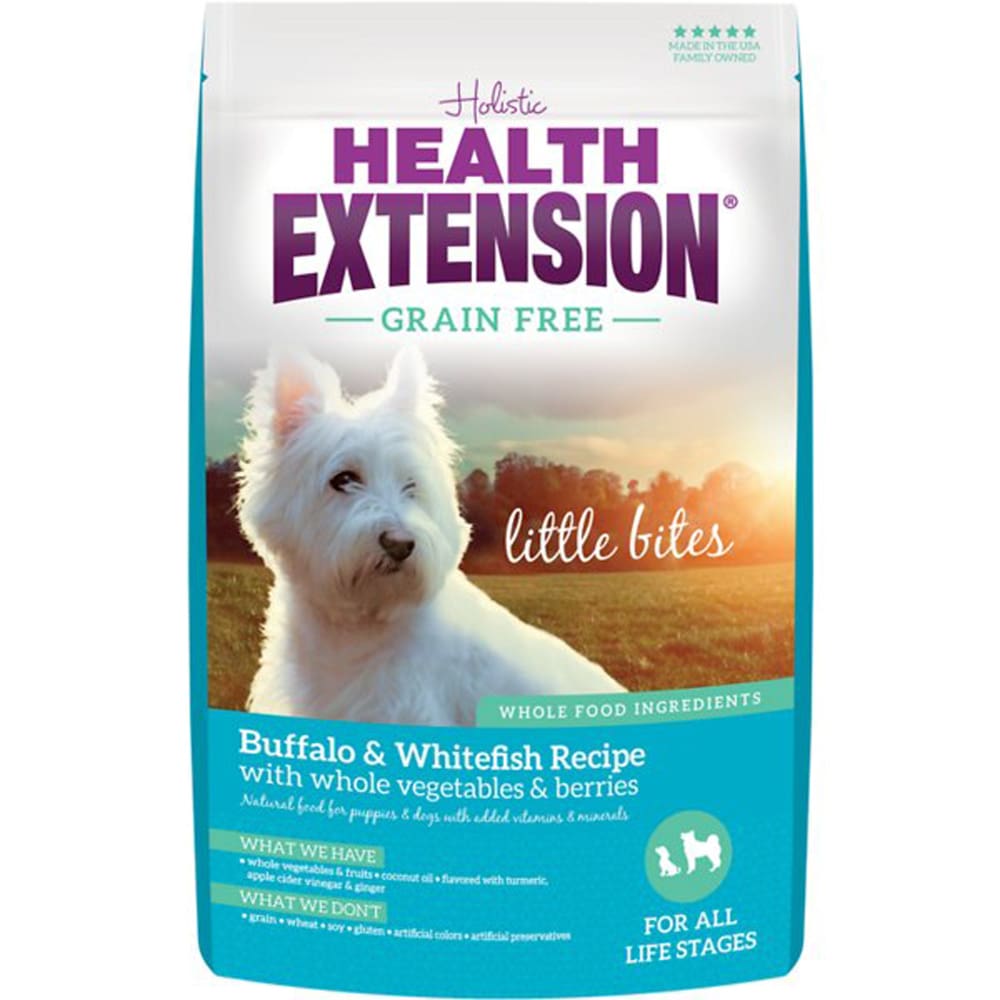 Health Extension Grain Free ~ Little Bites ~ Buffalo and Whitefish 1lb - Pet Supplies - Health Extension
