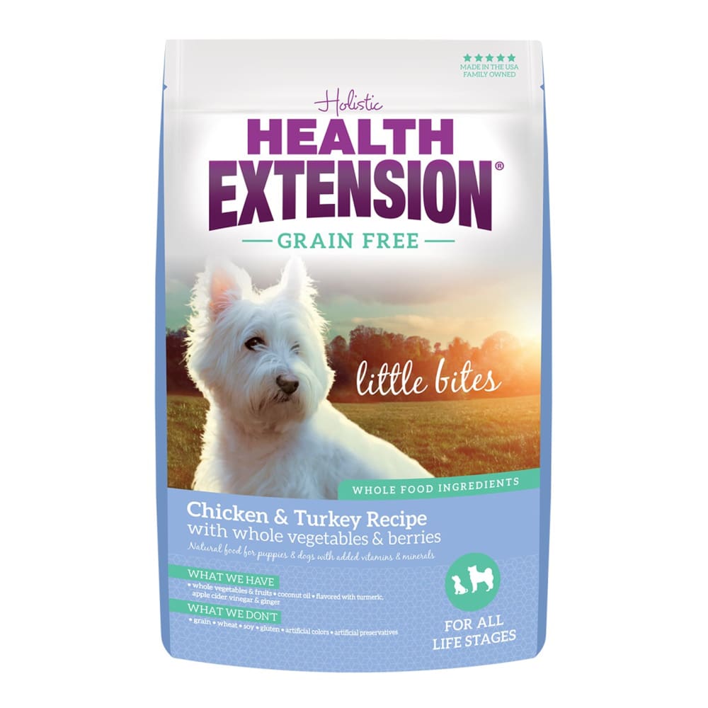 Health Extension Grain Free ~ Little Bites ~ Chicken and Turkey 12lb - Pet Supplies - Health Extension