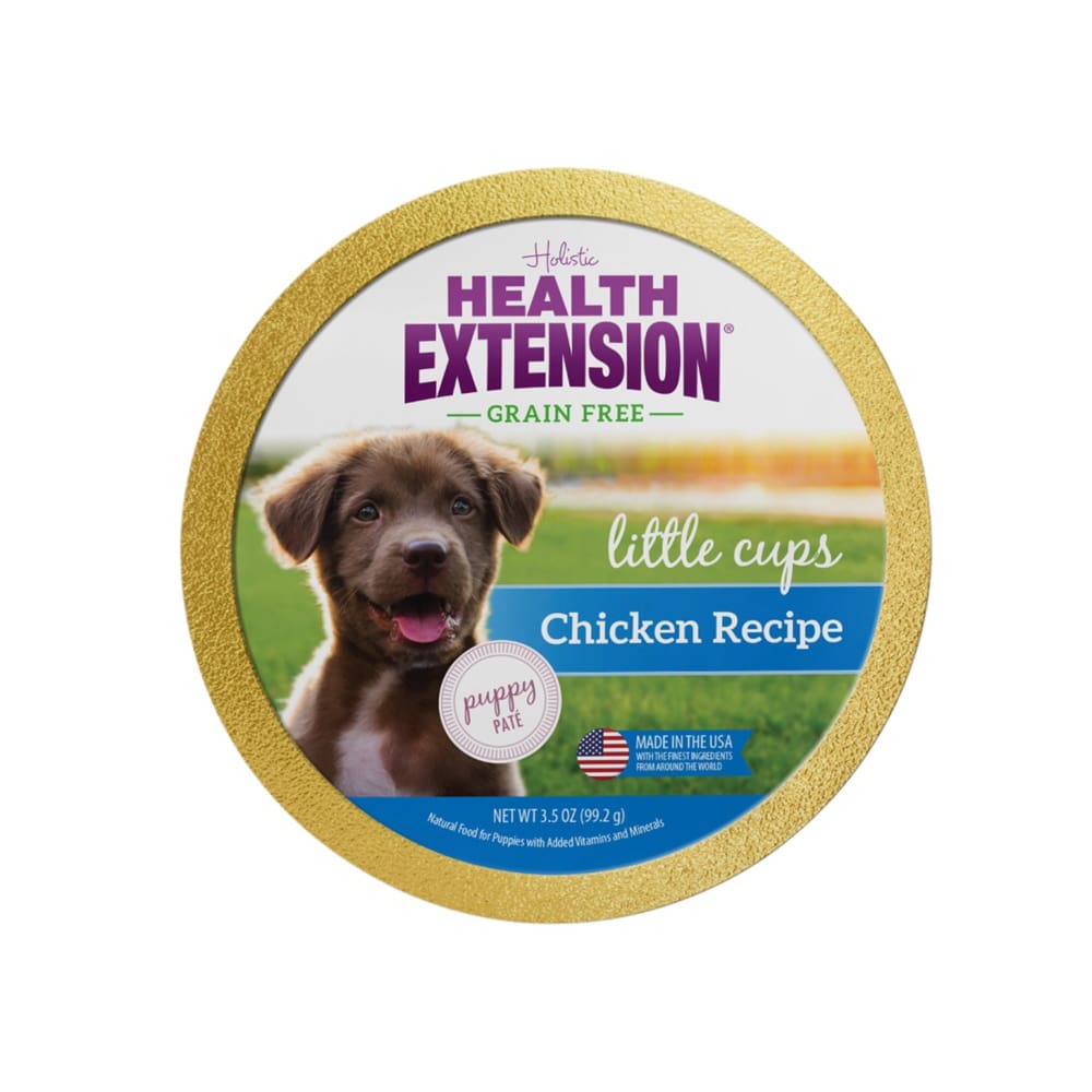 Health Extension Little Cups *Puppy* Box - Chicken 3.5oz (case of 12) - Pet Supplies - Health Extension