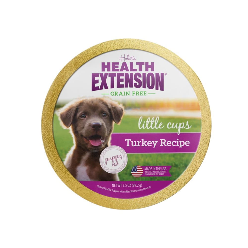 Health Extension Little Cups *Puppy* Box - Turkey 3.5oz (case of 12) - Pet Supplies - Health Extension