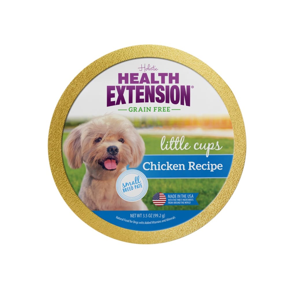 Health Extension Little Cups *Small Breed* Box - Chicken 3.5oz (case of 12) - Pet Supplies - Health Extension