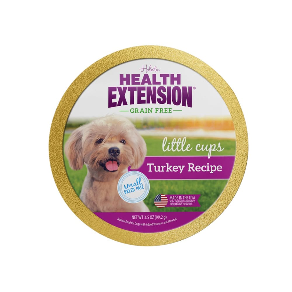 Health Extension Little Cups *Small Breed* Box - Turkey 3.5oz (case of 12) - Pet Supplies - Health Extension