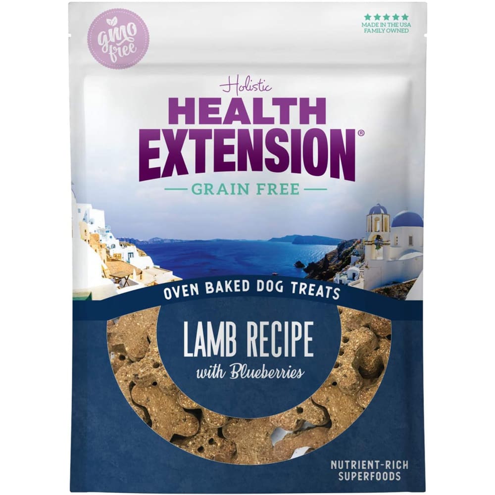 Health Extension Oven Baked Treats - Lamb Recipe with Blueberries 6oz - Pet Supplies - Health Extension