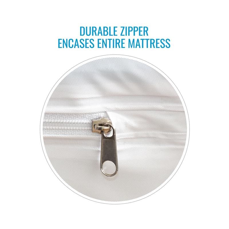 HealthSmart Mattress Protector 39X75X8In Zippered - Durable Medical Equipment >> Mattress Covers - HealthSmart
