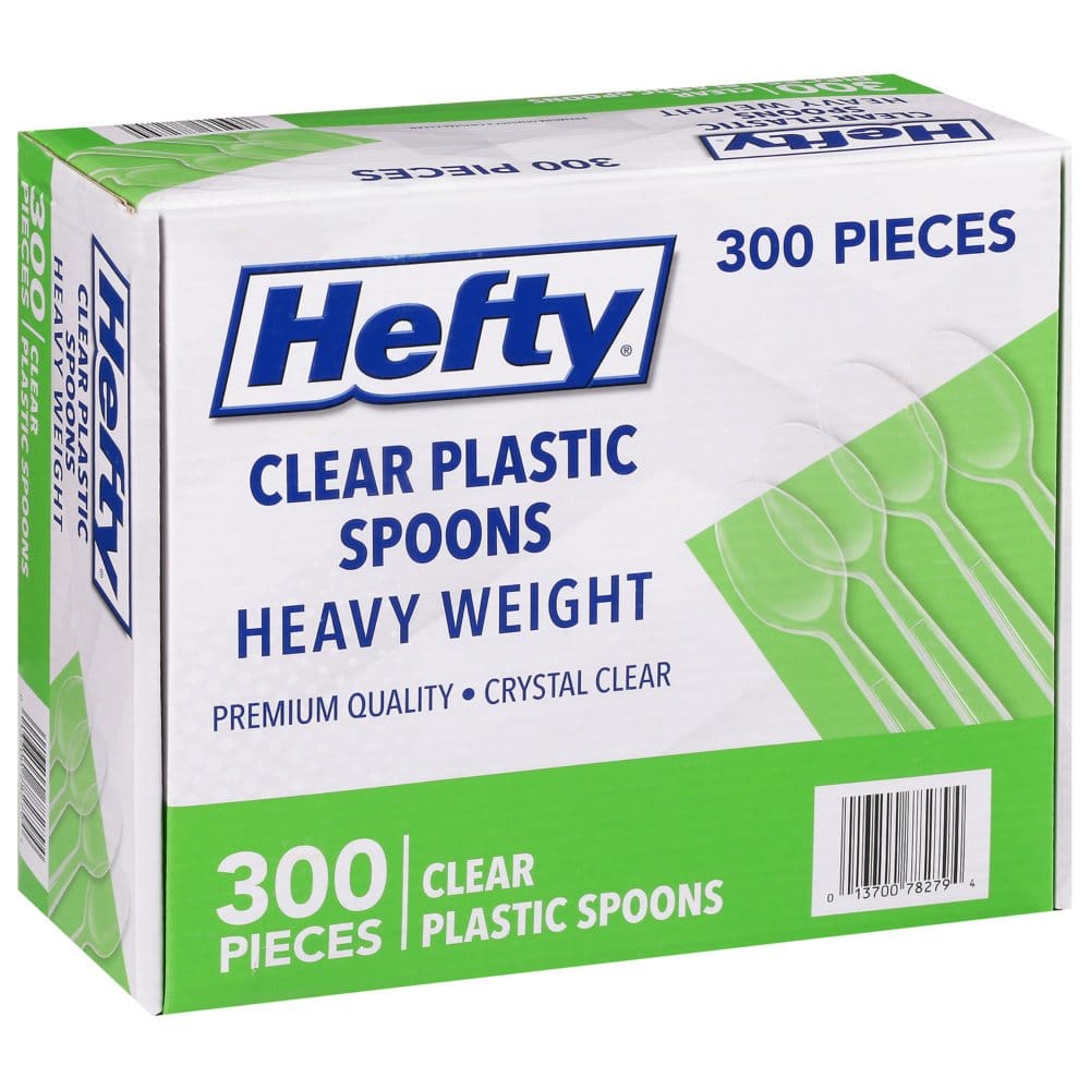Hefty Clear Heavy-Weight Plastic Spoons (300 ct.) - New Grocery & Household - Hefty Clear
