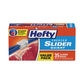 Hefty Slider Bags 1 Qt 2.5 Mil 7 X 8 Clear 35/box - Food Service - Hefty®