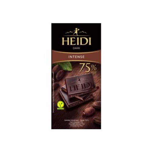 Heidi Dark Chocolate 75% Intense 2.82 oz (82 g) - Heidi