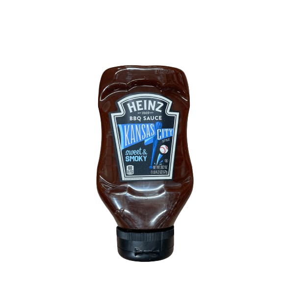 Heinz Kansas City Style Sweet & Smoky BBQ Sauce, 20.2 oz Bottle ShelHealth