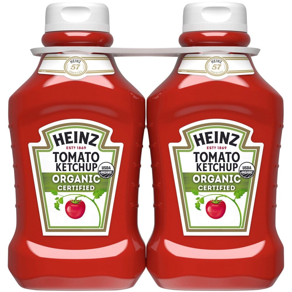 Heinz Organic Certified Tomato Ketchup (44 oz. 2 pk.) - Condiments Oils & Sauces - Heinz Organic