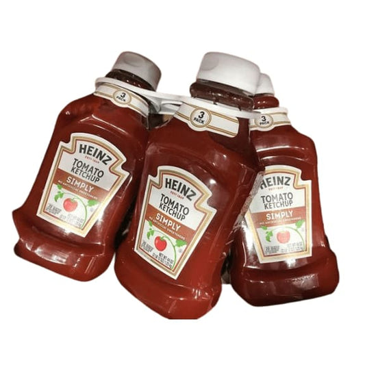Heinz Simply Ketchup Bottles, 3 x 44 oz. - ShelHealth.Com