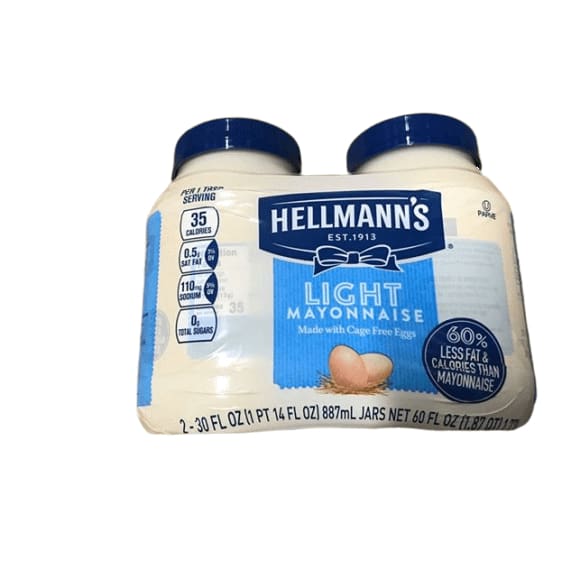 Hellmann's Light Mayonnaise 30 oz (Pack of 2) - ShelHealth.Com