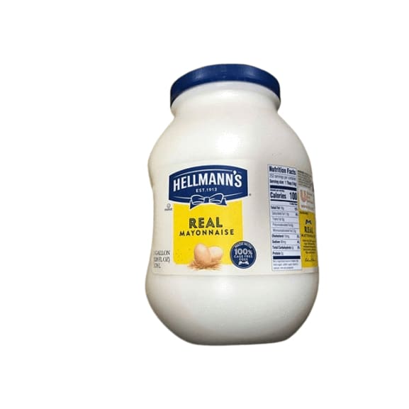 Hellmann's Real Mayonnaise Jar Made with 100% Cage Free Eggs, Gluten Free, 1 gallon - ShelHealth.Com