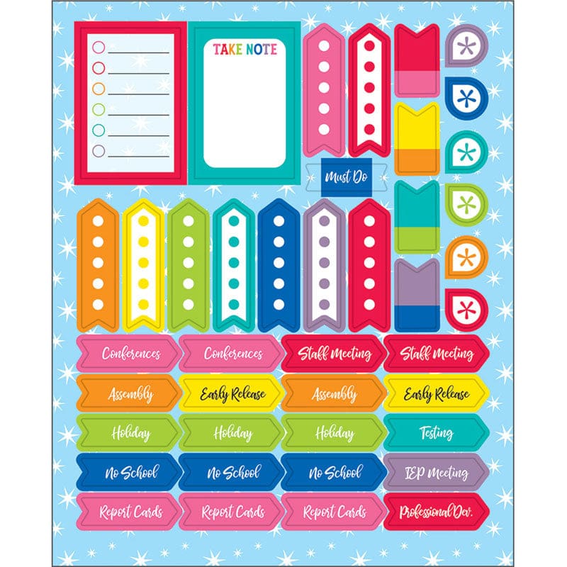 Hello Sunshine Planner Sticker Pck (Pack of 12) - Stickers - Carson Dellosa Education