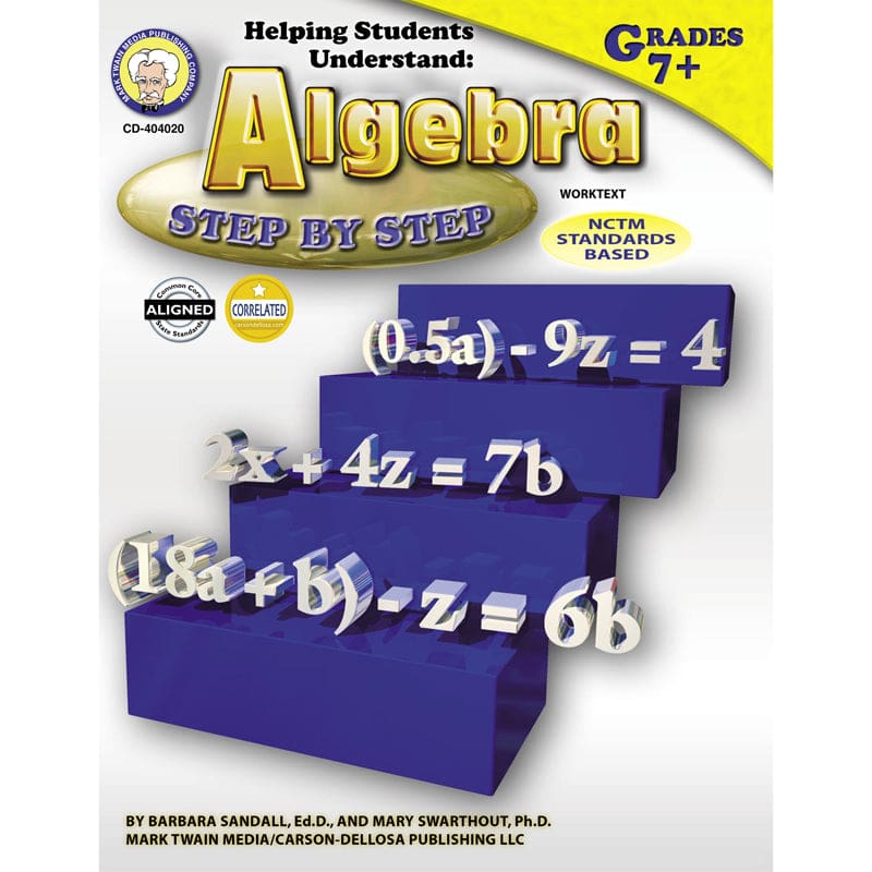 Helping Students Understand Algebra 7& Up (Pack of 3) - Algebra - Carson Dellosa Education
