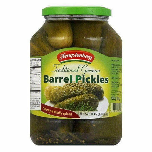 HENGSTENBERG Hengstenberg Pickle Gherkin Barrel Lrg, 57.5 Oz