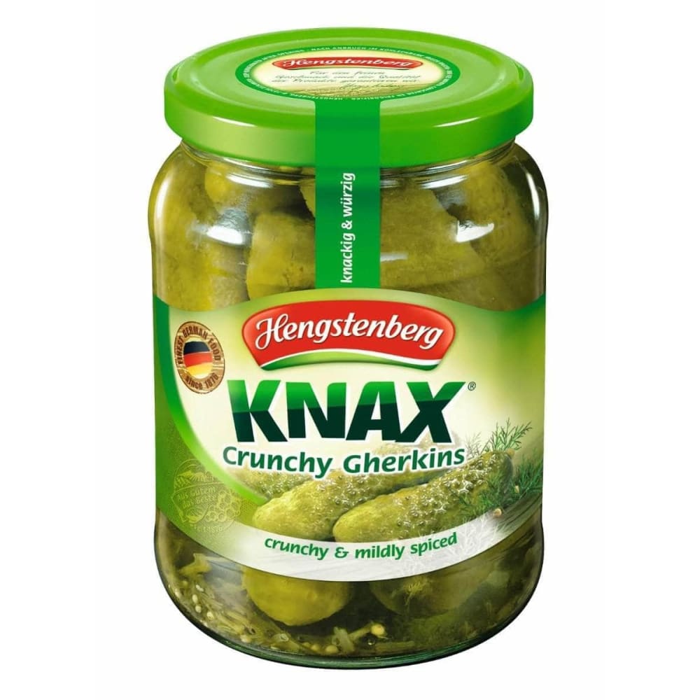 Hengstenberg Hengstenberg Pickle Knax Crunchy Gherkins, 24.3 oz