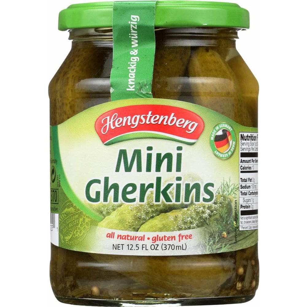 Hengstenberg Hengstenberg Pickle Knax Mini Crunchy Gherkins, 12.5 oz