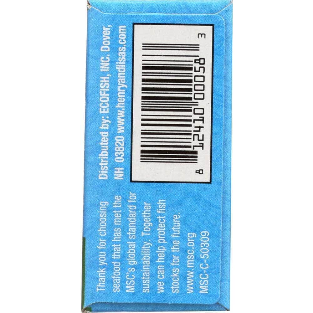 Henry & Lisas Natural Seafood Henry & Lisa's Natural Seafood Wild Sardines Extra Virgin Olive Oil, 4.25 oz