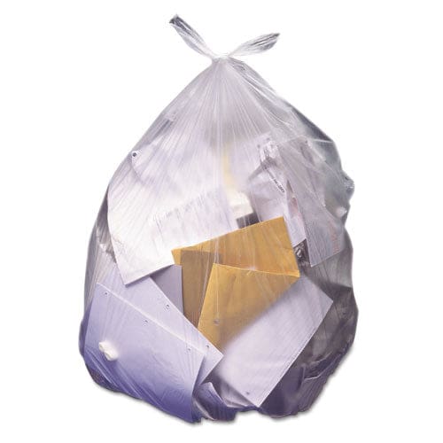 Heritage High-density Waste Can Liners 45 Gal 12 Microns 40 X 48 Natural 25 Bags/roll 10 Rolls/carton - Janitorial & Sanitation - Heritage