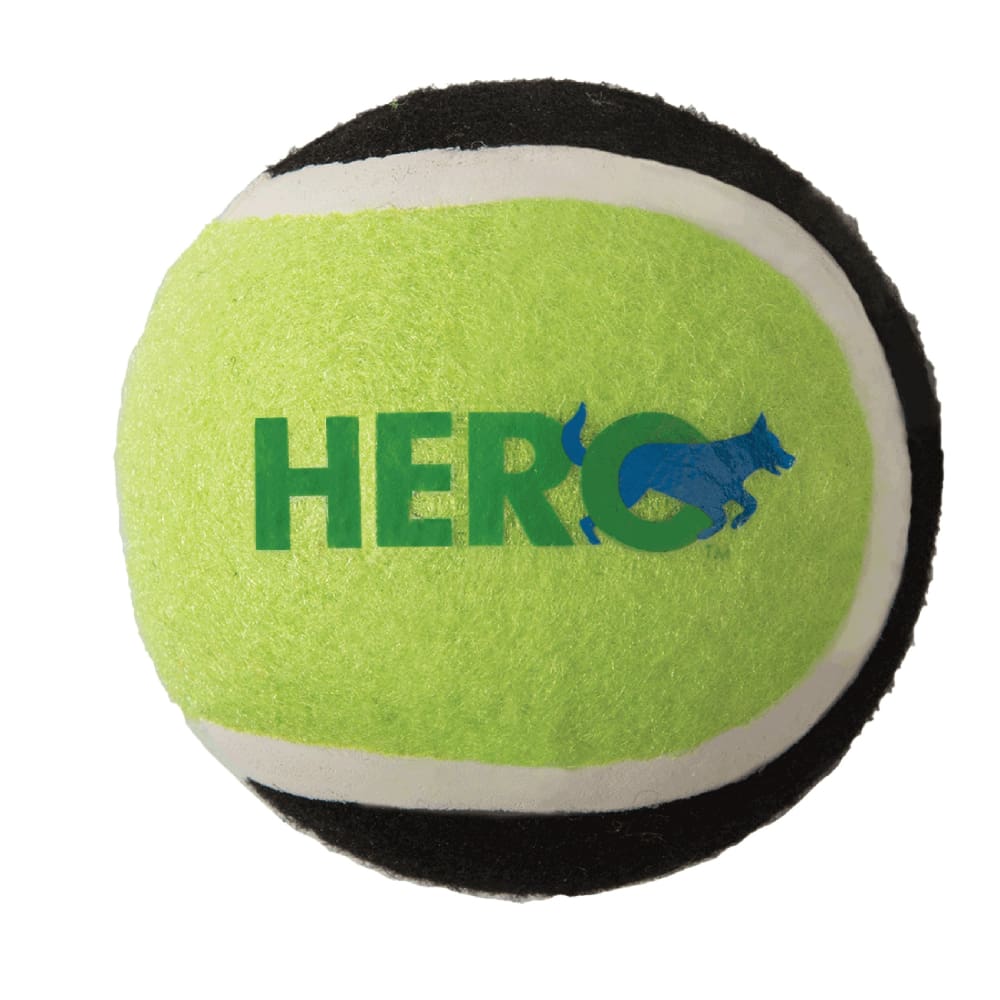 Hero Dog Ball Solid Tennis 2.5 Inches - Pet Supplies - Hero Dog