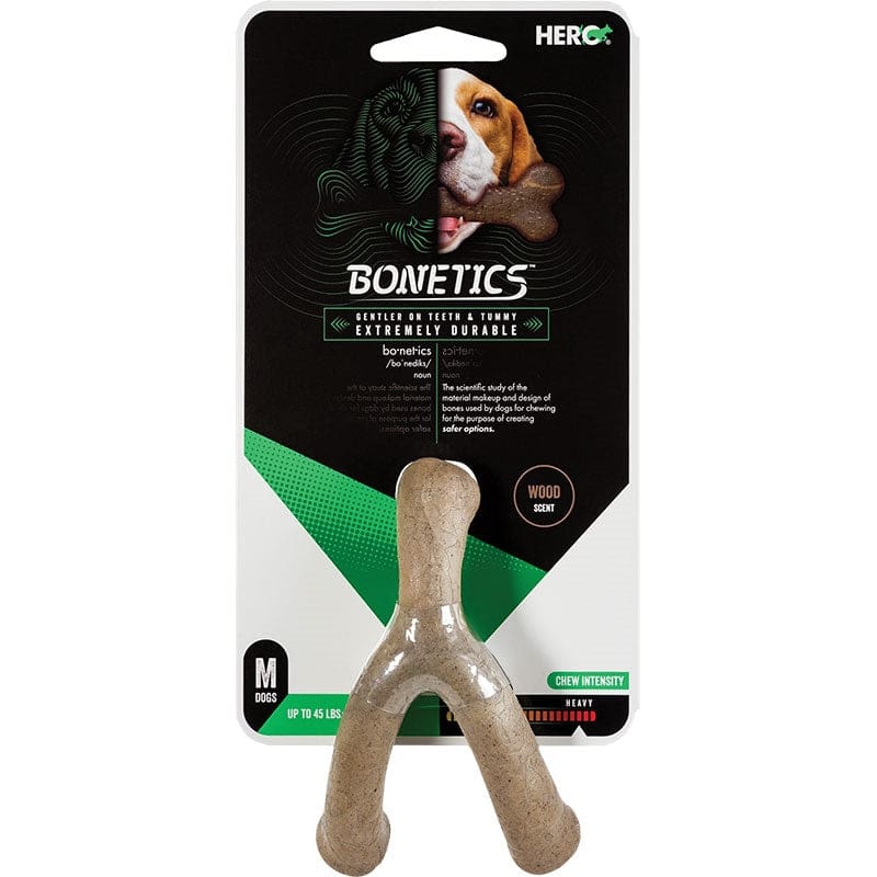 Hero Dog Bonetics Wishbone Wood Medium - Pet Supplies - Hero Dog