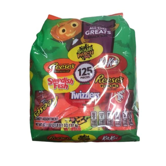 Hershey All Time Greats Snack Size Mix, Candy Assortment, 125 Count (57.1 oz.) - ShelHealth.Com