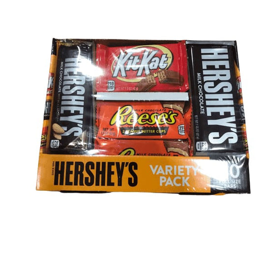 Hershey Chocolate Candy bar Assorted Variety Pack, 30 Count - ShelHealth.Com