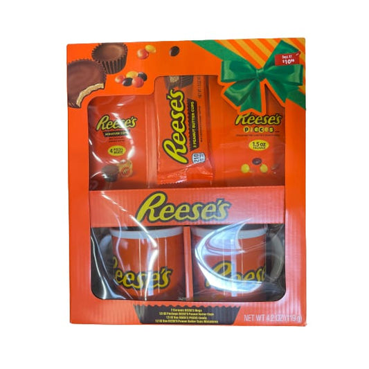 Hershey Reese’s Lovers 2 Count Mug Gift Set with Chocolate. 4.2 oz - Hershey