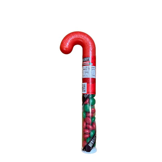 HERSHEY’S HERSHEY-ETS Candy Coated Milk Chocolate Candy Christmas 1.4 oz Filled Plastic Cane - HERSHEY’S
