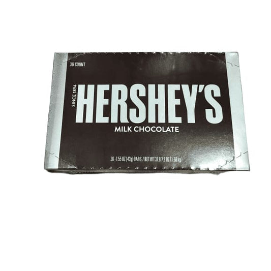 HERSHEY'S Milk Chocolate Candy Bars, 1.55-Ounce Bars, (Box of 36  Count) -On Sale