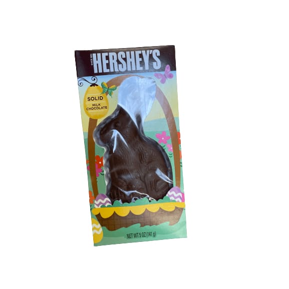 HERSHEY'S HERSHEY'S Solid Milk Chocolate Bunny Candy, Easter, 5 oz, Gift Box