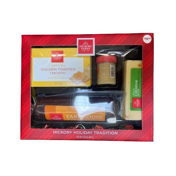 Hickory Farms Holiday Tradition Gift Box 17.25 oz 8 Piece - Hickory Farms