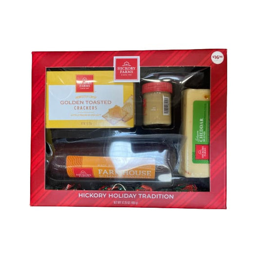 Hickory Farms Holiday Tradition Gift Box 17.25 oz 8 Piece - Hickory Farms