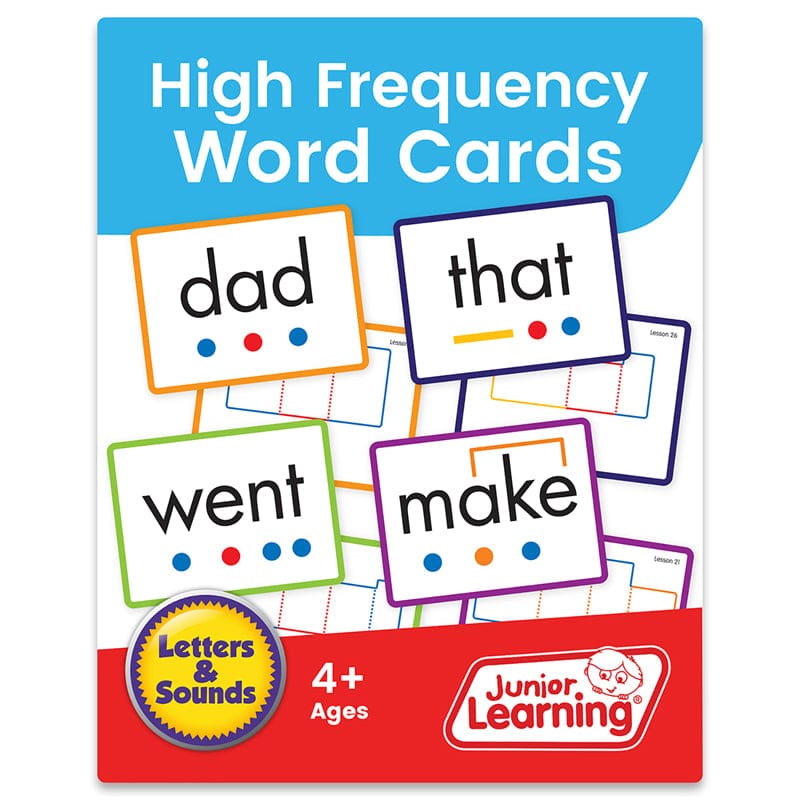 High Frequency Word Cards (Pack of 6) - Sight Words - Junior Learning