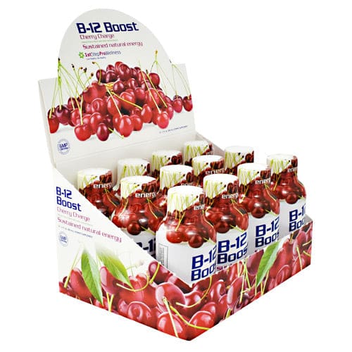High Performance Fitness B-12 Boost Cherry Charge 12 ea - High Performance Fitness