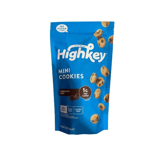 Highkey Highkey Mini Chocolate Chip Cookies Keto, 12 oz.