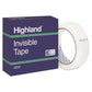 Highland Invisible Permanent Mending Tape 1 Core 0.75 X 36 Yds Clear - School Supplies - Highland™