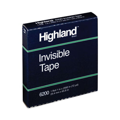 Highland Invisible Permanent Mending Tape 3 Core 1 X 72 Yds Clear - School Supplies - Highland™