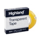 Highland Transparent Tape 1 Core 0.5 X 36 Yds Clear - School Supplies - Highland™