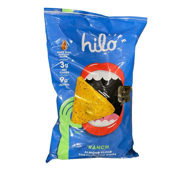 Hilo Life Keto Ranch Tortilla Chips 12 oz. - Hilo Life