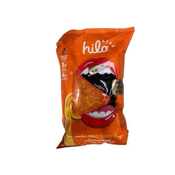 Hilo Life Hilo Life Low Carb Keto Friendly Tortilla Chip Snack Bag, Nacho Cheese, 12 oz