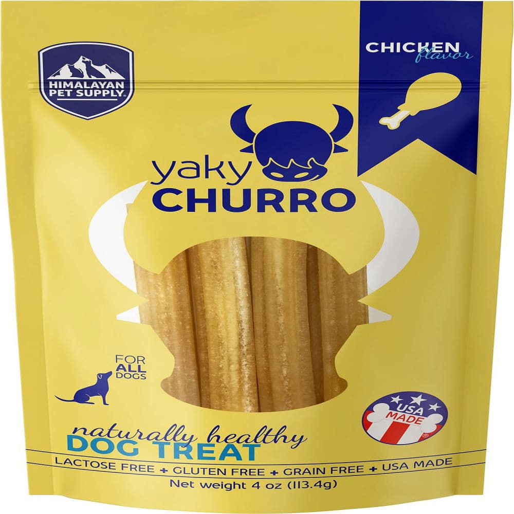 Himalayan Dog Yaky Churro Chicken 4Oz - Pet Supplies - Himalayan