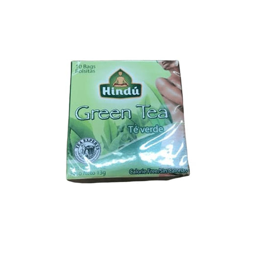 Hindu Te Verde Green Tea, 10 Count - ShelHealth.Com