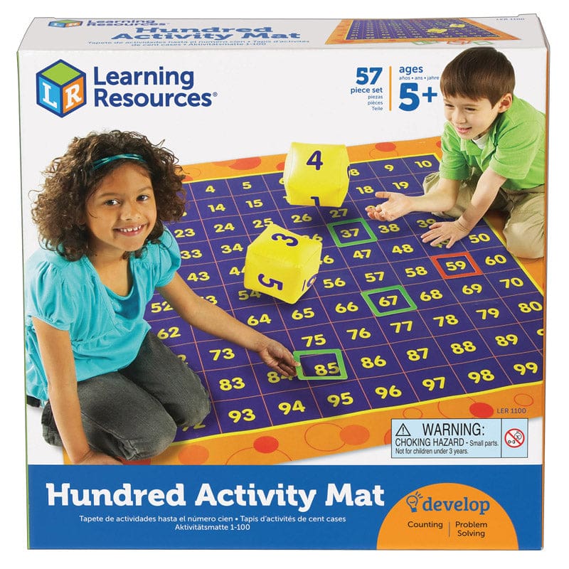 Hip Hoppin Hundred Mat - Mats - Learning Resources