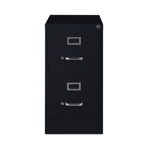 Hirsh Industries Vertical Letter File Cabinet 2 Letter-size File Drawers Black 15 X 26.5 X 28.37 - Furniture - Hirsh Industries®