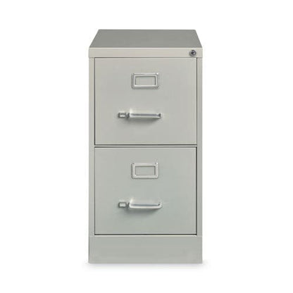 Hirsh Industries Vertical Letter File Cabinet 2 Letter Size File Drawers Light Gray 15 X 26.5 X 28.37 - Furniture - Hirsh Industries®
