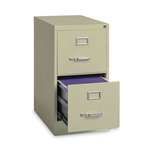 Hirsh Industries Vertical Letter File Cabinet 2 Letter-size File Drawers Putty 15 X 22 X 28.37 - Furniture - Hirsh Industries®