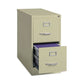 Hirsh Industries Vertical Letter File Cabinet 2 Letter-size File Drawers Putty 15 X 26.5 X 28.37 - Furniture - Hirsh Industries®