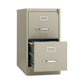 Hirsh Industries Vertical Letter File Cabinet 2 Letter-size File Drawers Putty 15 X 26.5 X 28.37 - Furniture - Hirsh Industries®